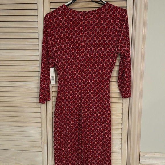 Red print dress - Picture 2 of 5